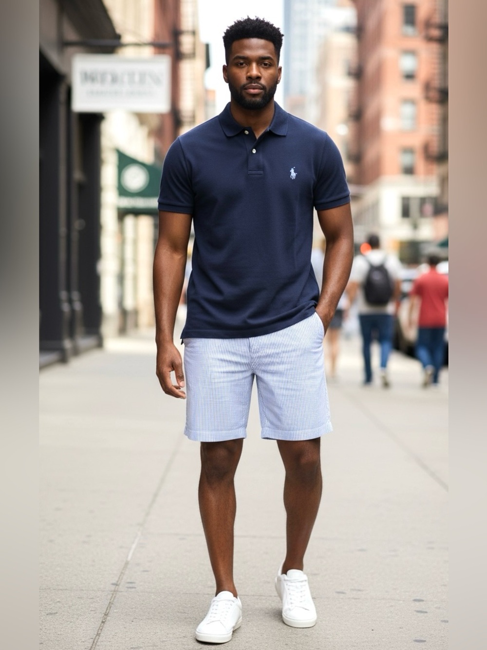 Polo Ralph Lauren Classic Fit Navy Polo Shirt Men’s M 100% Cotton Pony Logo